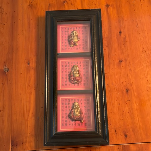 Asian Buddha hanging frame - Picture 1 of 3